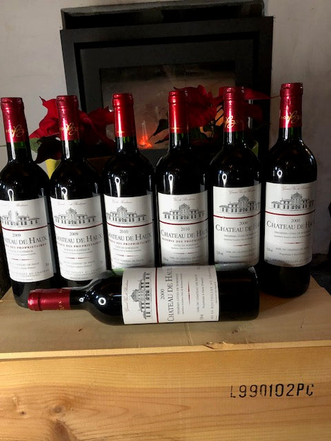 Cheateau de haux | Bordeaux ( 6 flasker ) 2010,2009,2000 ( + 1 Ekstra flaske )