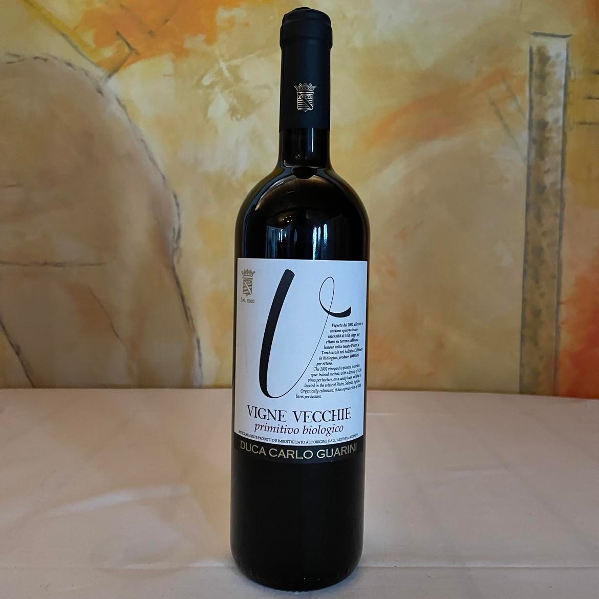 Vigne Vecchie Primitivo Biologico