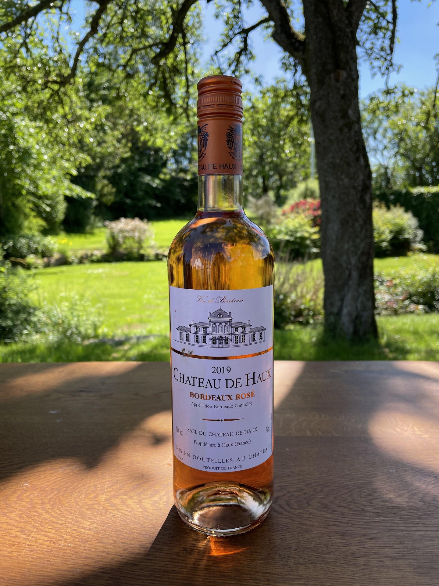Chateau De Haux rose`Bordeaux - vinettig